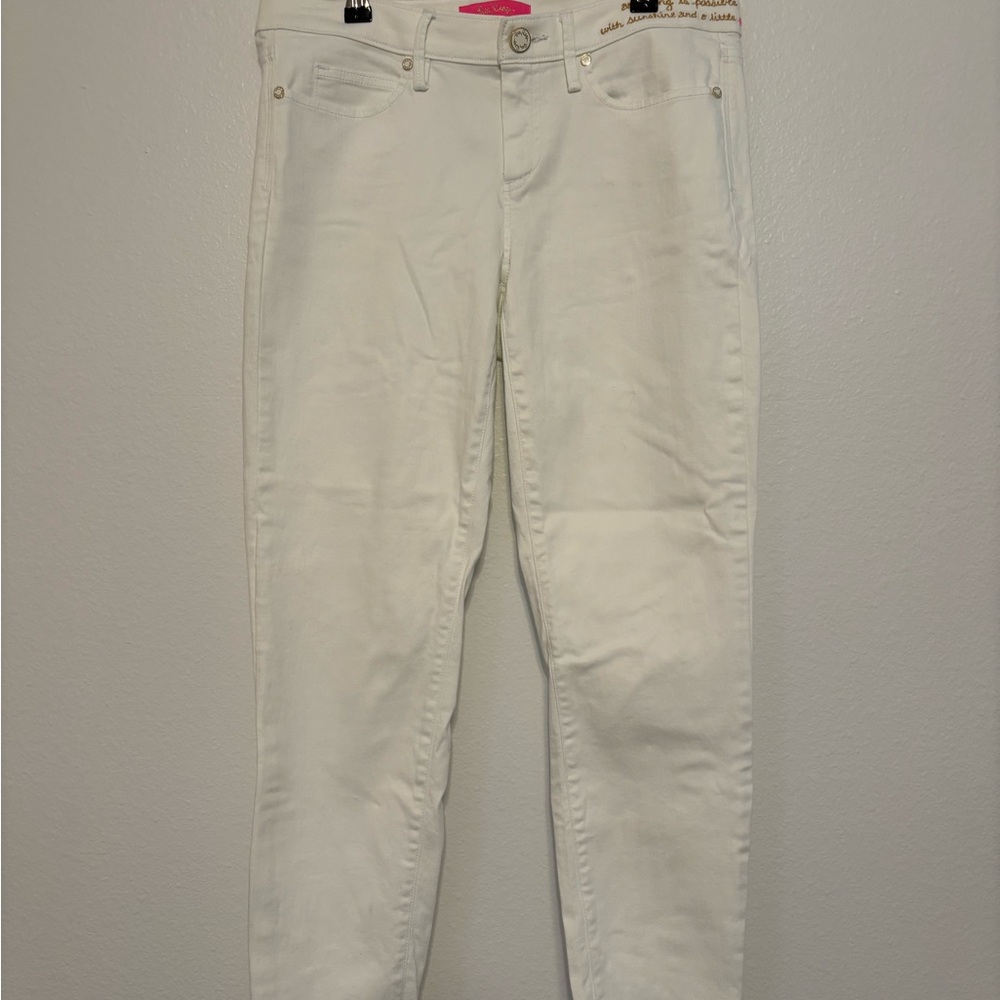 Lilly Pulitzer White Skinny Jeans
